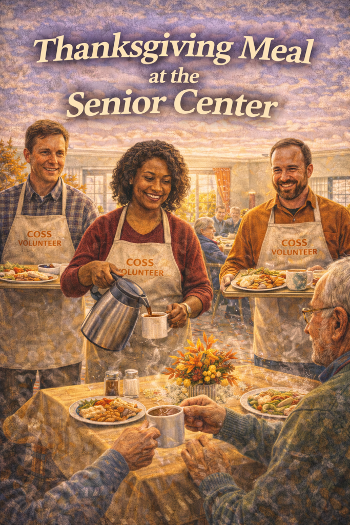 Thanksgiving meal at Senior Center