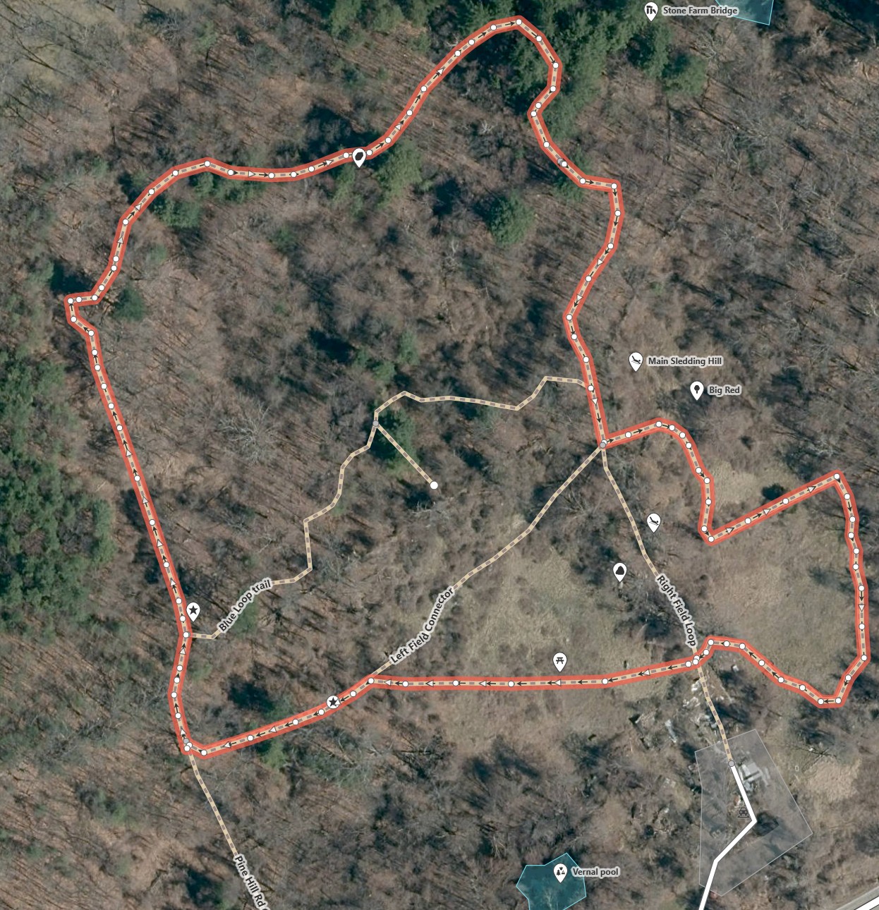 Koulas Farm Ski Trail Koulas Farm Ski Trail