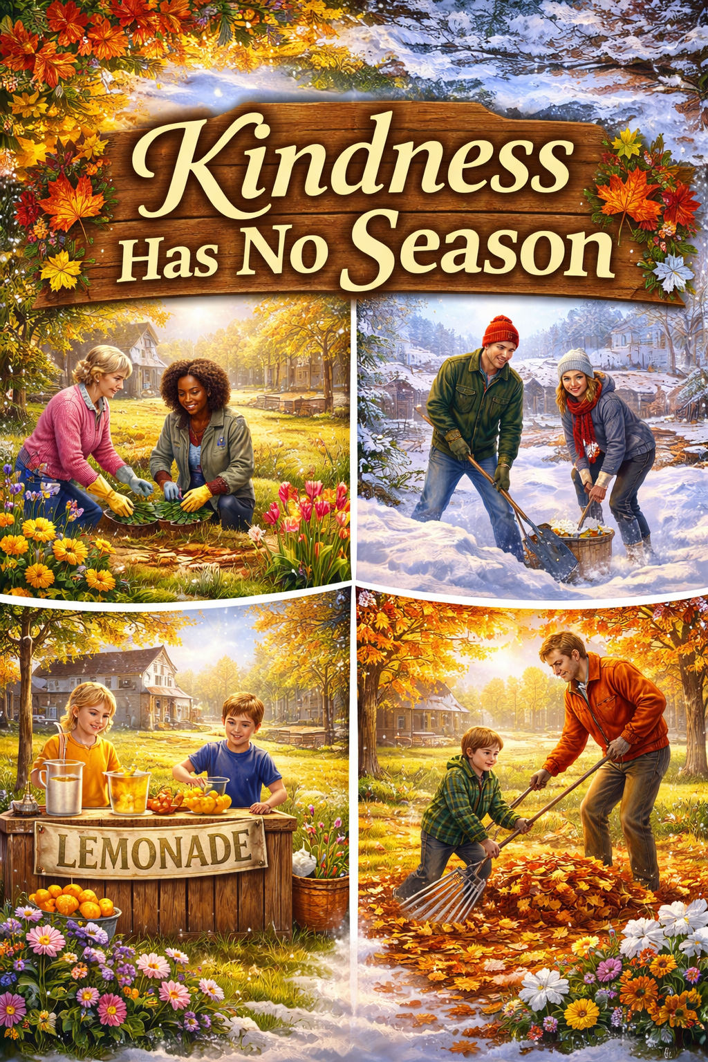 kindness has no seson Kindness has no season