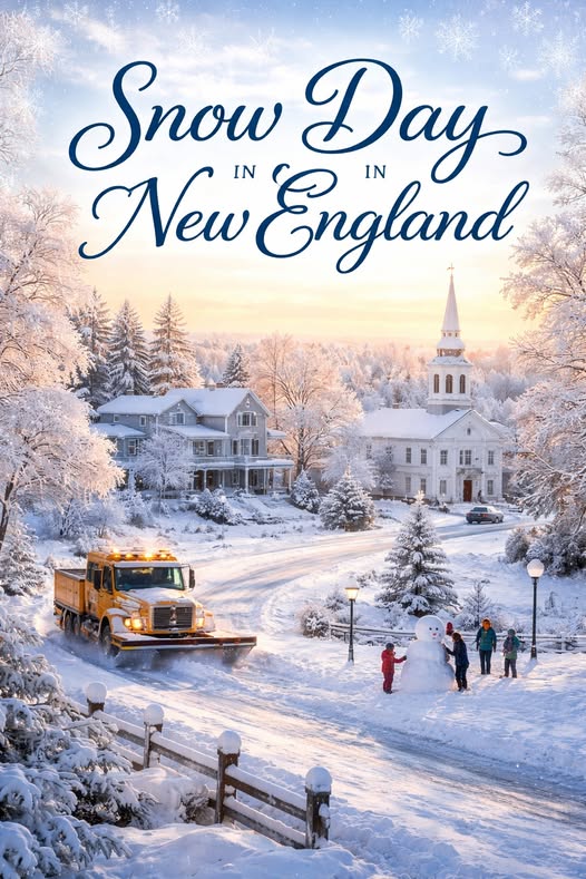 A snow day in New England