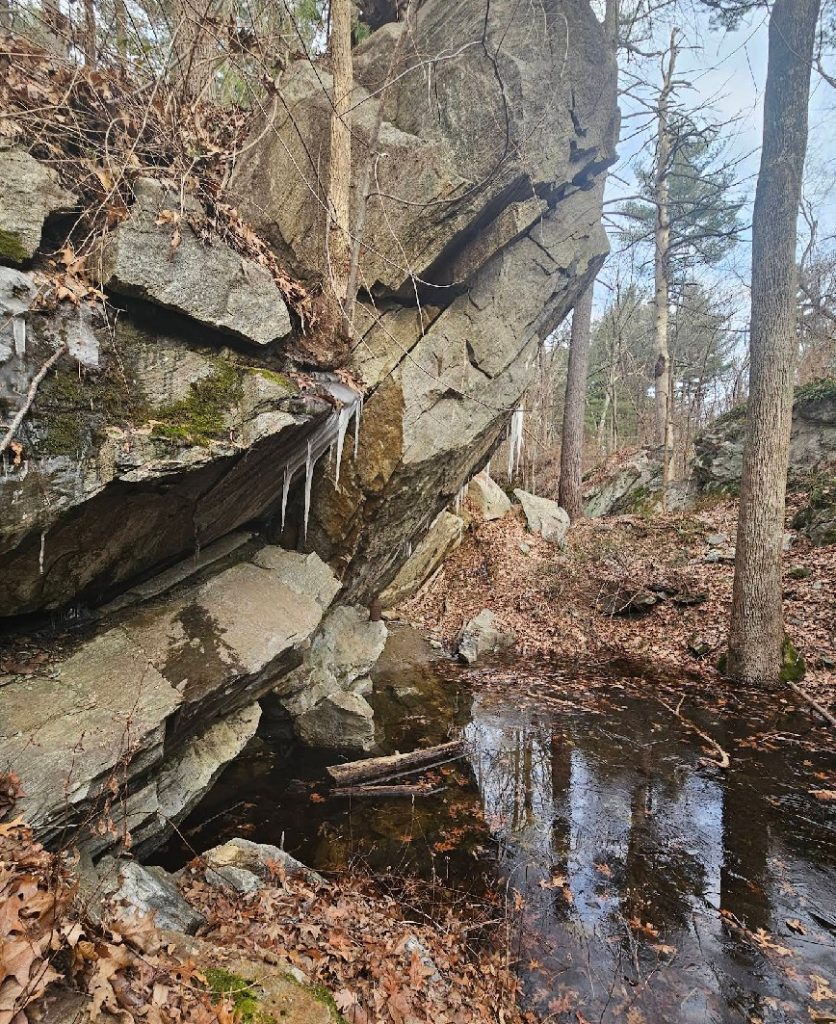 Main quarry pit full of water