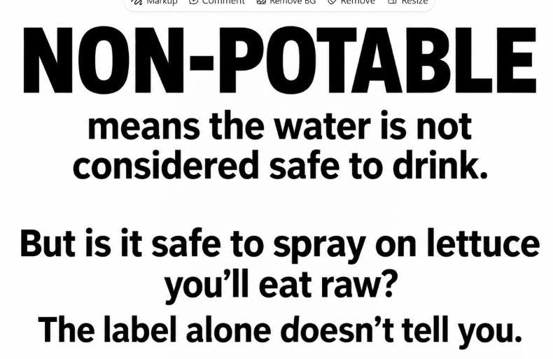 portable water